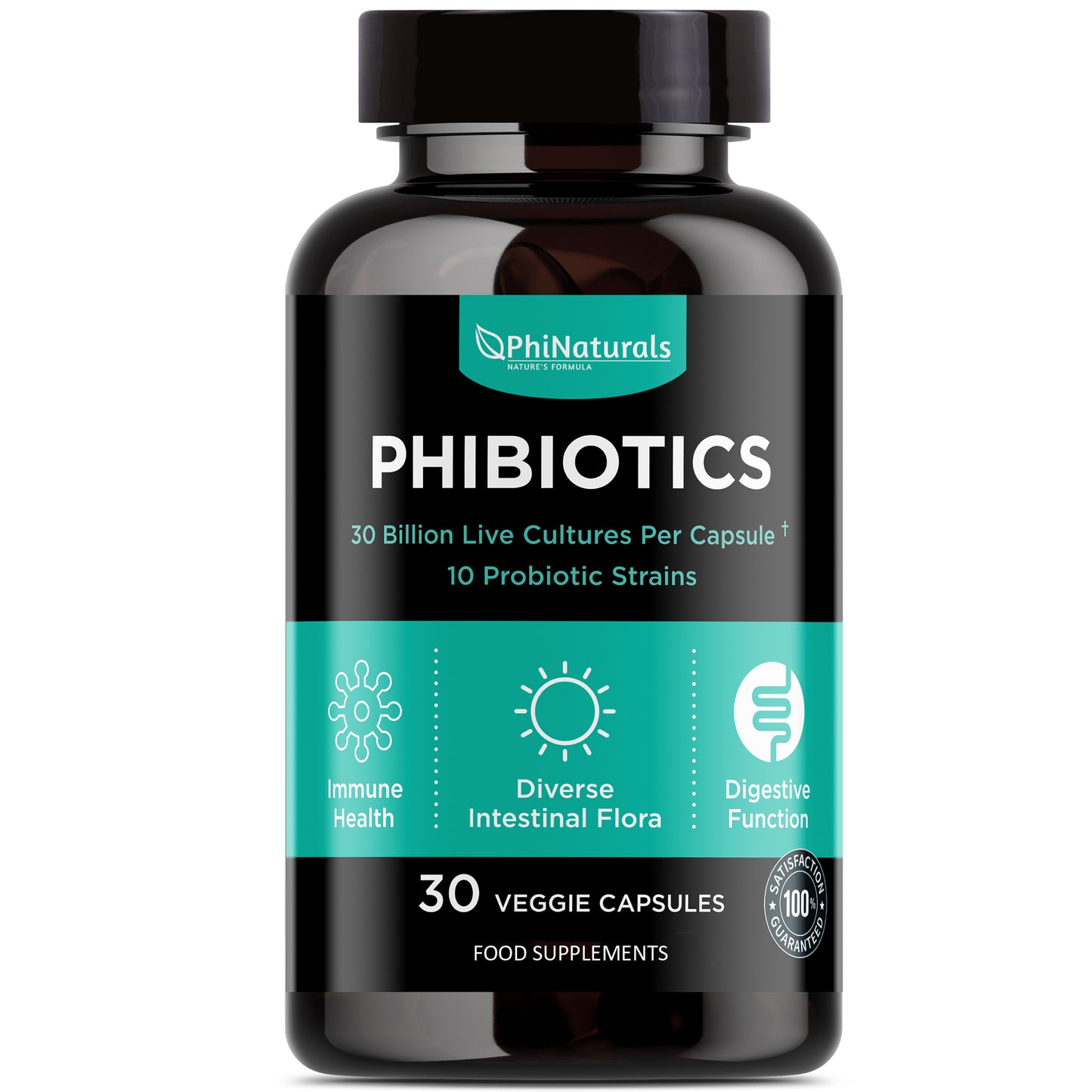 Phibiotics | Probiotic Supplement 30 Billion CFU