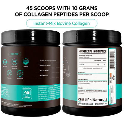 Hydrolysed Collagen Peptides 454 Grams Unflavored